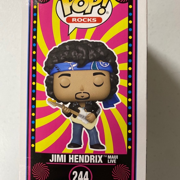 Jimi Hendrix Maui Live Funko Pop Vinyl #244 Authentic Hendrix New - Picture 4 of 6
